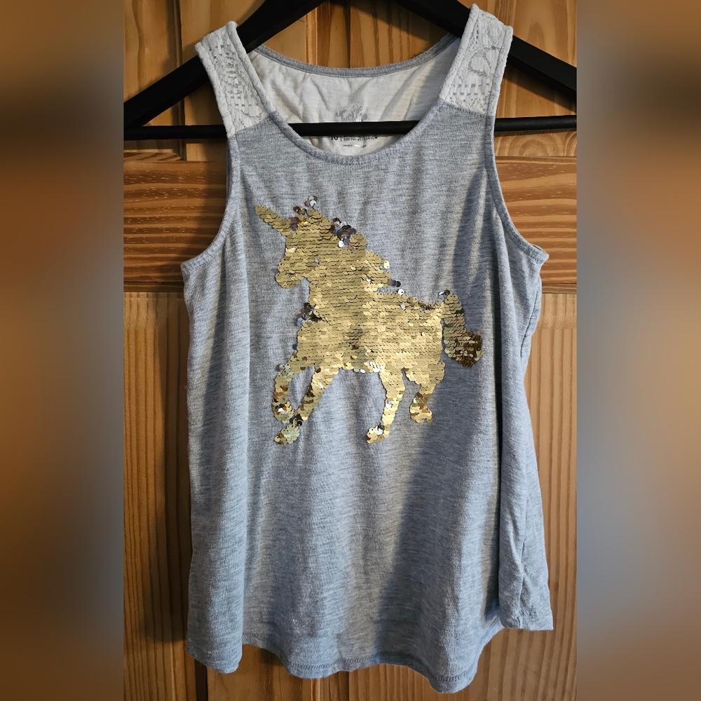 Justice Unicorn Girls tank top